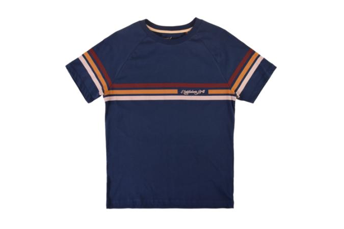 Camiseta 70'S Striped Tee Dress Blue