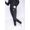 Pantalones Animal Print Contrast Joggers Black