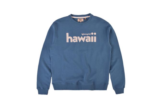 Sudadera Big Surf Crew JR Majolica Blue