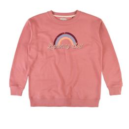 Sudadera Rainbow Fleece Crew Ash Rose