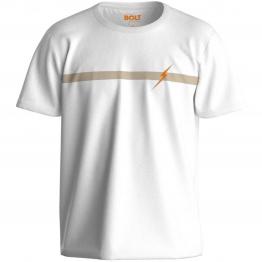 Camiseta Bolt Stripe Tee Blanca