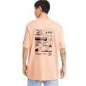 Camiseta downtown Graphic Tee Salmon