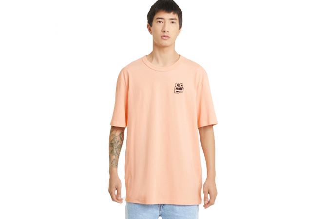 Camiseta downtown Graphic Tee Salmon