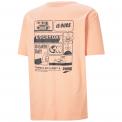 Camiseta downtown Graphic Tee Salmon