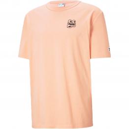 Camiseta downtown Graphic Tee Salmon