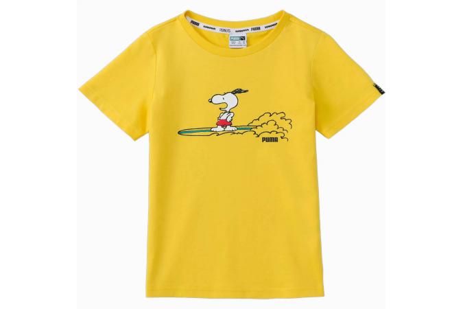 Camiseta Puma x Peanuts Tee Amarillo