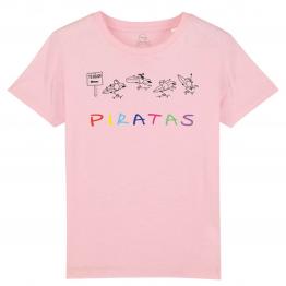 Camiseta Piratas Jnr Rosa