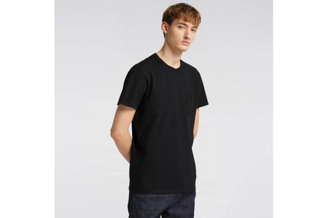 Camiseta Pocket TS Black Garment Washed