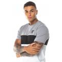 Camiseta Triple Panel - Silver/White/Black