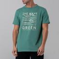 Camiseta Green Wave Tee Frosty Green