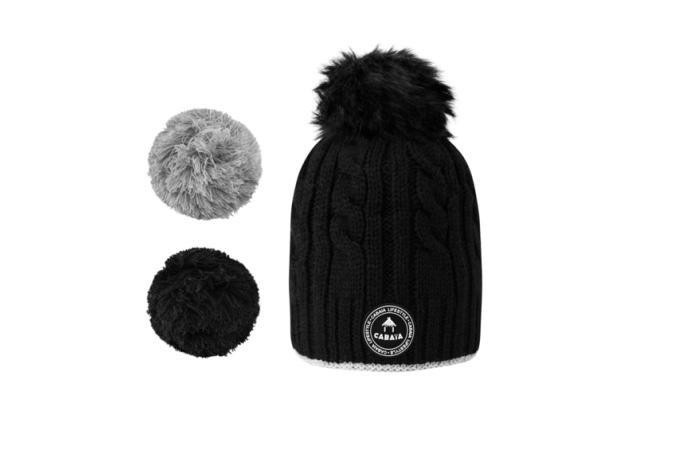 Gorro Cream Gin Black