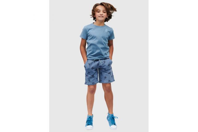 Camiseta Denim Tee Kids 01 Light Blue