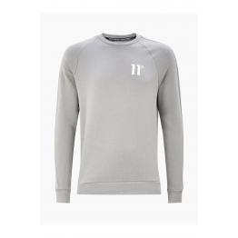 DOUBLE TAPED SWEATSHIRT SILVER