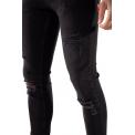 Pantalones Essential Super Stretch Distressed Skinny Fit Negro