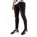 ESSENTIAL SUPER STRETCH DISTRESSED JEANS SKINNY FIT JET BLACK WA