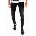 Pantalones Essential Super Stretch Distressed Skinny Fit Negro