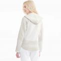 EVOSTRIP FULL-ZIP HOODIE WHITE HEATHER