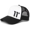 TRUCKER CAP BLACK AND WHITE