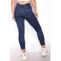 HIGH WAISTED SUPER SKINNY JEANS INDIGO WASH