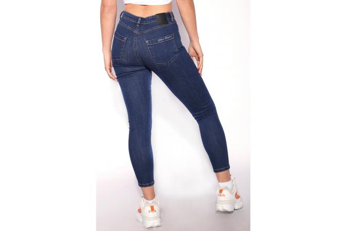 HIGH WAISTED SUPER SKINNY JEANS INDIGO WASH