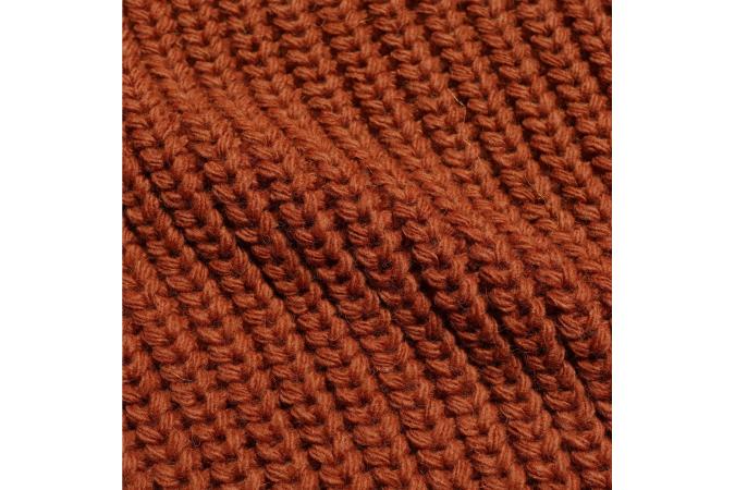 Jersey Far Afield Ribbed Knit (Alpaca Mix - Cedar Red)