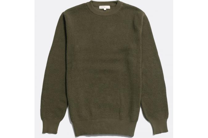 Jersey Far Afield Zaca Crewneck Dark Olive