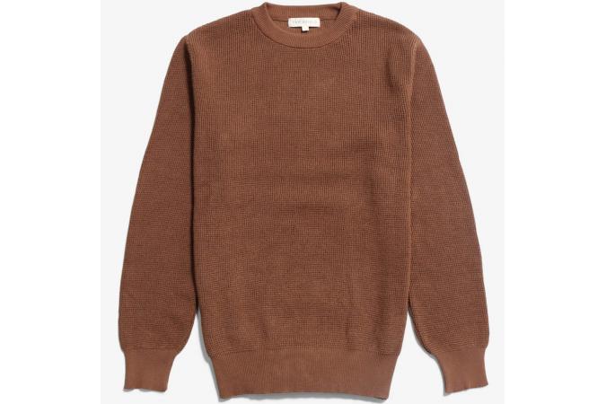 Jersey Far Afield Zaca Crewneck Marrón