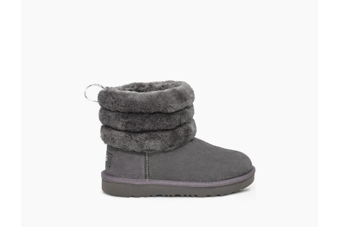 Bota K Fluff Mini Quilted Charcoal