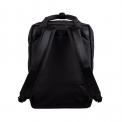 Mochila Macaroon Glossy Blocking Negro