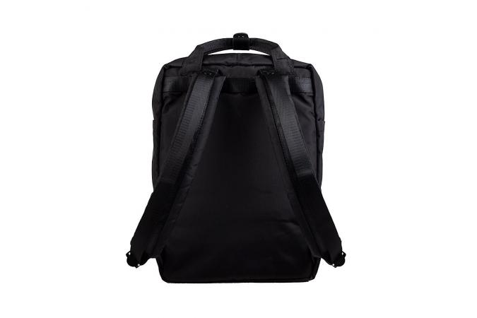 Mochila Macaroon Glossy Blocking Negro