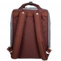 Mochila Macaroon Space Series Brown X Charcoal