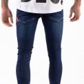 ESSENTIAL SUPER STRETCH JEANS SKINNY FIT INDIGO WASH