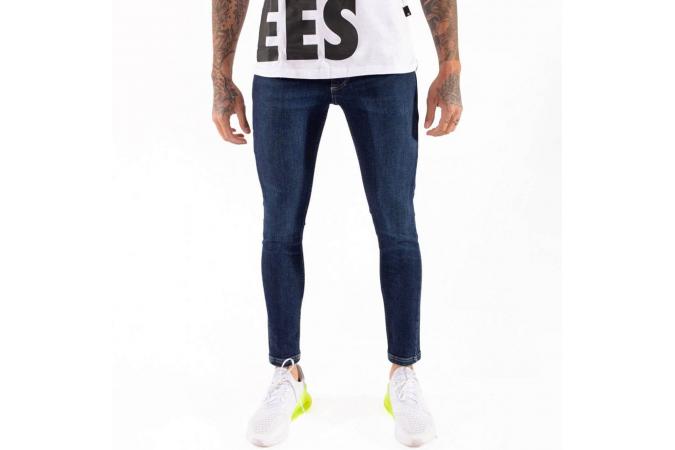 ESSENTIAL SUPER STRETCH JEANS SKINNY FIT INDIGO WASH