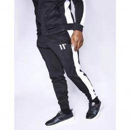 Pantalones Poly Panel Track Pant Black and White