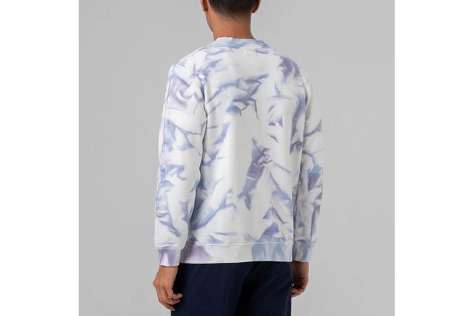 Sudadera Bolt Tie-Dye Fleece Crew True Blue