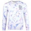 Sudadera Bolt Tie-Dye Fleece Crew True Blue