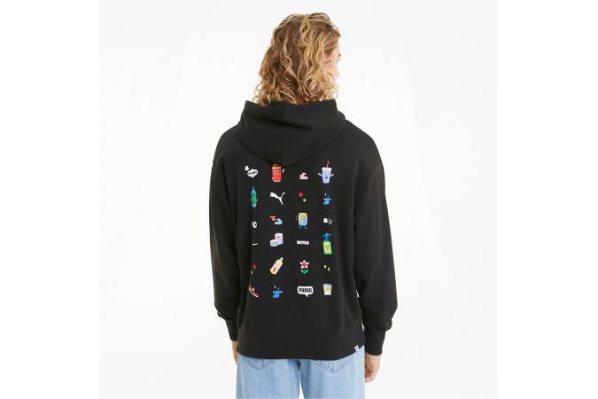 Sudadera Downtown Graphic Hoodie Negro