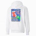 DOWNTOWN GRAPHIC HOODIE PUMA WHITE