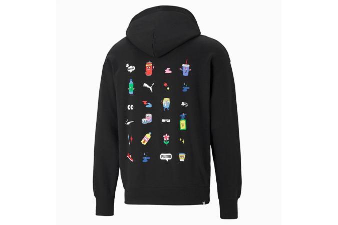 Sudadera Downtown Graphic Hoodie Negro