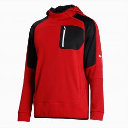 Evostripe Warm Hoodie Red Dahlia