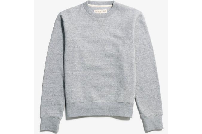 Sudadera Far Afield Crewneck Sweatshirt Brushed Grey