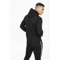 Sudadera Maize Pique Repeat Binding Full Zip Hoodie - Black