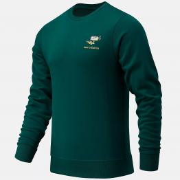 Sudadera NB Ath Minmz Crew Nwg Verde