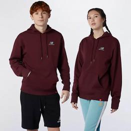 Sudadera NB Essentials Embroidered Hoodie Granate