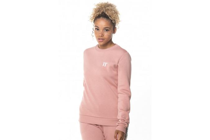 TAPE SWEATSHIRT BLUSH