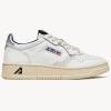 Zapatillas Autry AULM LE04 Leat/Elep/Wht/Silv/ Plateada