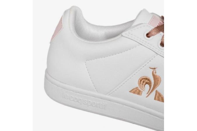 Zapatillas Court Classic W Optical White/Cloud Pink