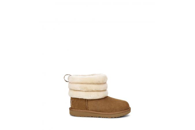 Bota K Fluff Mini Quilted Chesnut