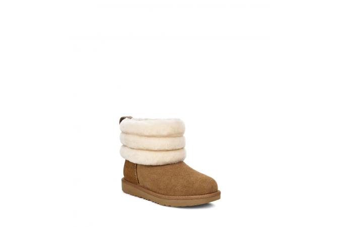 Botas K Fluff Mini Quilted Chesnut