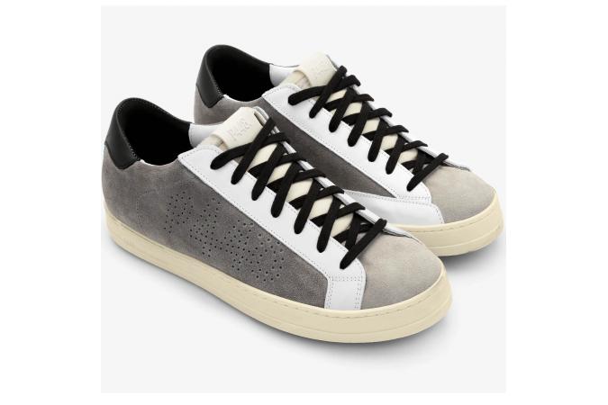 Zapatillas P448 F22John -M Antilop Gris / Blancas y negras